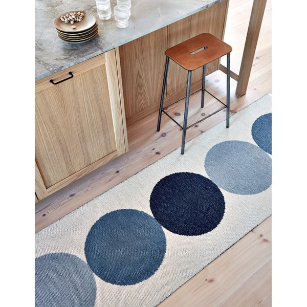 Tappeto da interno/esterno blu/color crema 70x140 cm Otto Sky – Pappelina-image-1