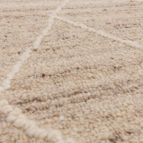 Tappeto in lana di colore naturale 160x230 cm Noah - Asiatic Carpets-image-2