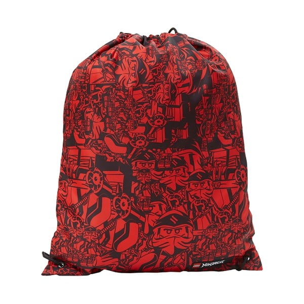 Set di 3 pezzi composto da cartella, astuccio e borsa rossa per la scuola Ninjago Easy - LEGO®-image-4