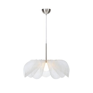 Lampadario bianco con paralume in vetro ø 75 cm Styrka – Markslöjd