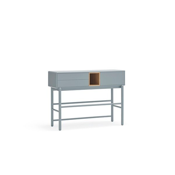 Tavolo consolle blu-grigio 35x120 cm Corvo - Teulat-image-2