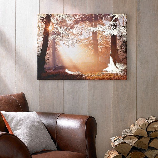 Pittura , 80 x 60 cm Metallic Forest - Graham & Brown-image-1