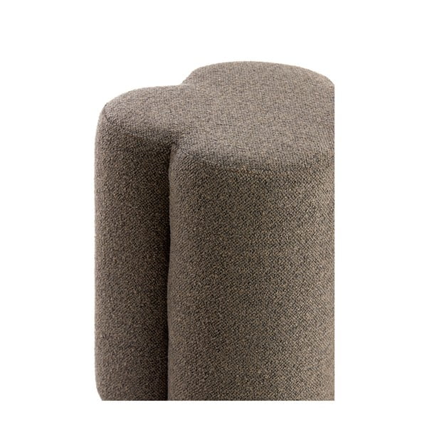 Sgabello marrone in tessuto bouclé Nalani - Light & Living-image-3