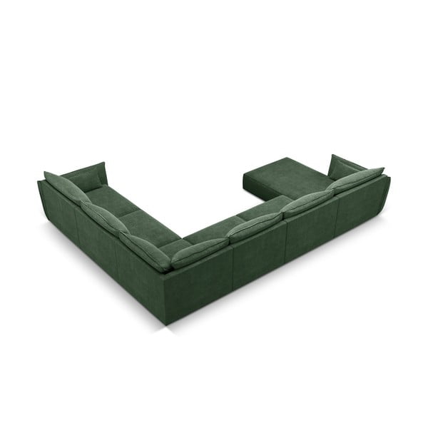 Divano angolare verde scuro (angolo destro) Vanda - Mazzini Sofas-image-3