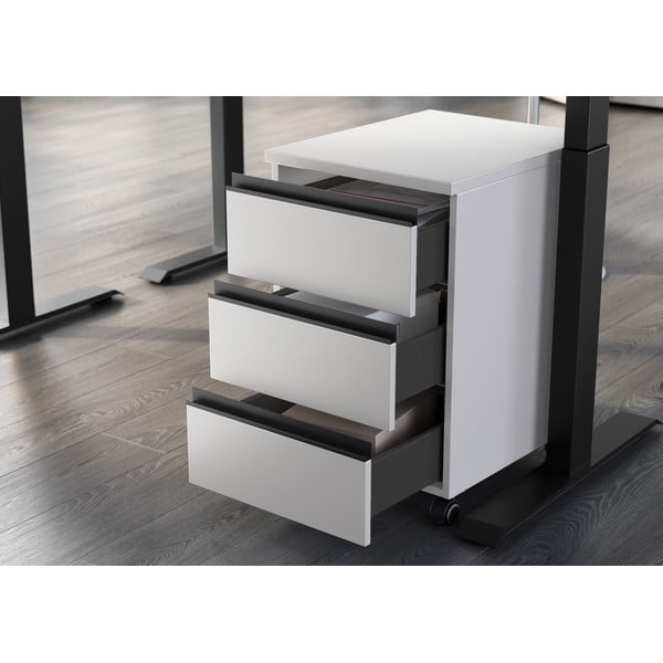 Armadietto color crema su ruote 40x63x50 cm Bedano – Germania-image-4