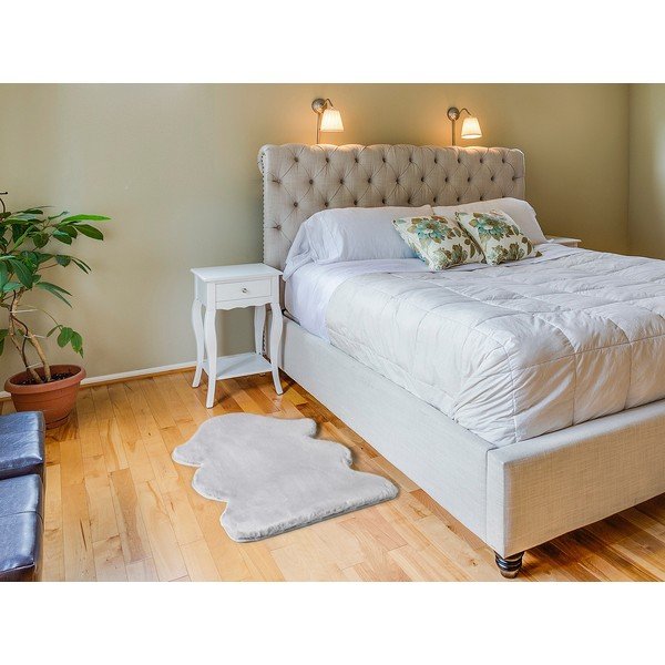 Tappeto grigio , 60 x 90 cm Fox Liso - Universal-image-1