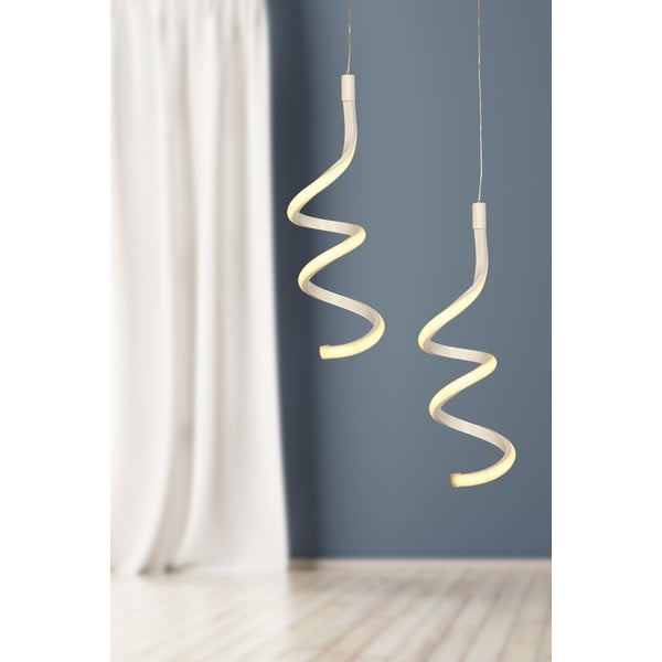 Lampadario LED bianco in metallo ø 25 cm Hilton – Squid Lighting-image-1