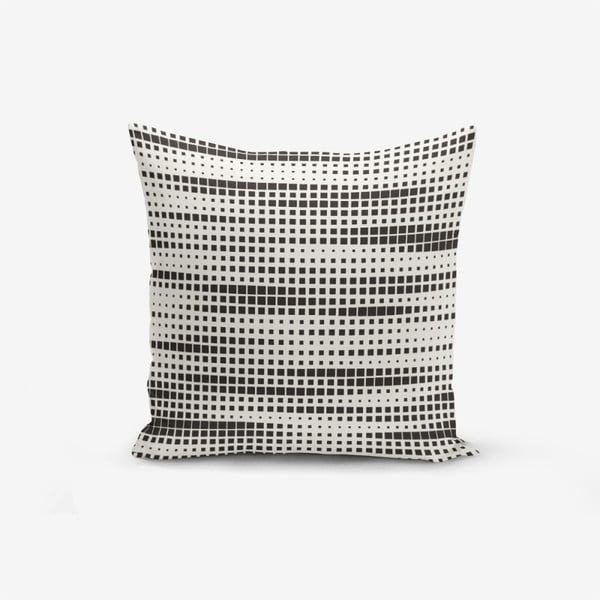 Federa in misto cotone Modern Kareler, 45 x 45 cm - Minimalist Cushion Covers