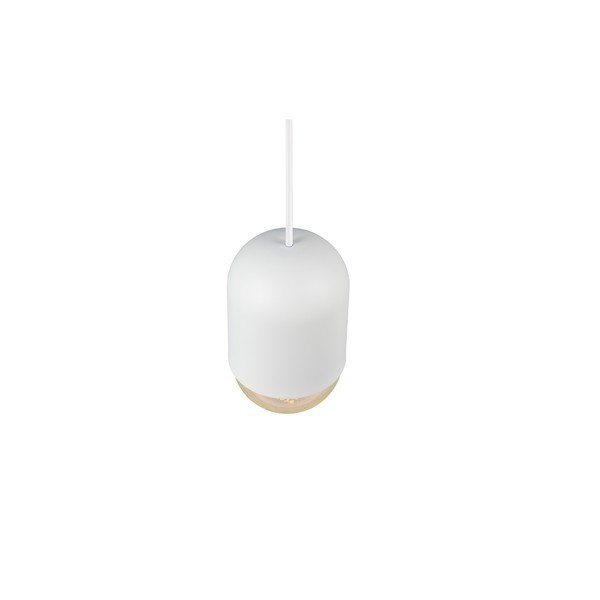 Lampadario bianco in metallo ø 11 cm Nara – Reality-image-2