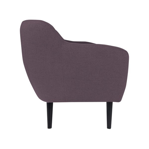 Divano a due posti viola con gambe marroni Piemonte - Mazzini Sofas-image-2