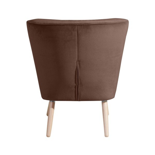 Poltrona marrone Neele Velvet - Max Winzer-image-1