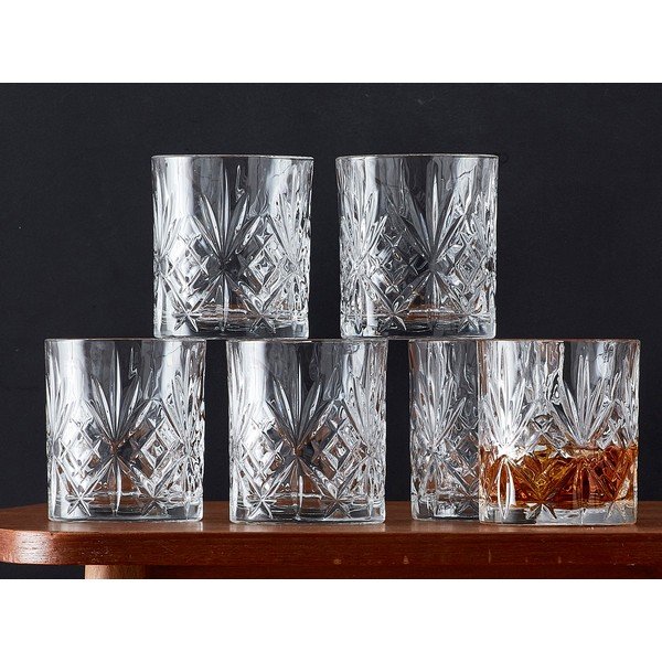 Set di bicchieri da whiskey 6 pz 310 ml Melodia – Lyngby Glas-image-4