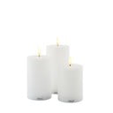 Candele LED in set da 3 (altezza 15 cm) Sille Rechargeable - Sirius