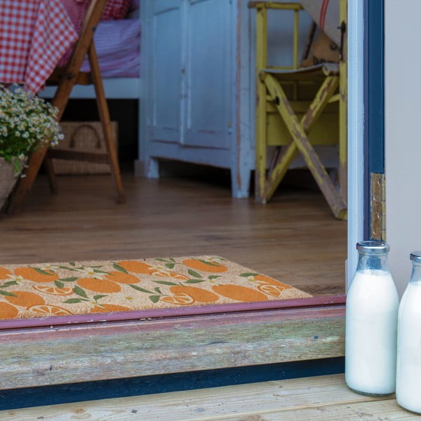 Zerbino in fibre di cocco 40x120 cm Orange – Artsy Doormats-image-3