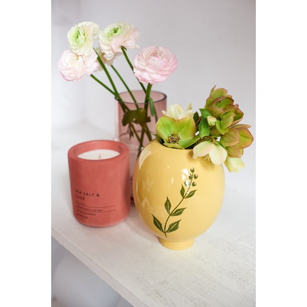 Candela di soia profumata tempo di combustione 55 h Fraga: Sea Salt and Sage - Blomus-image-1