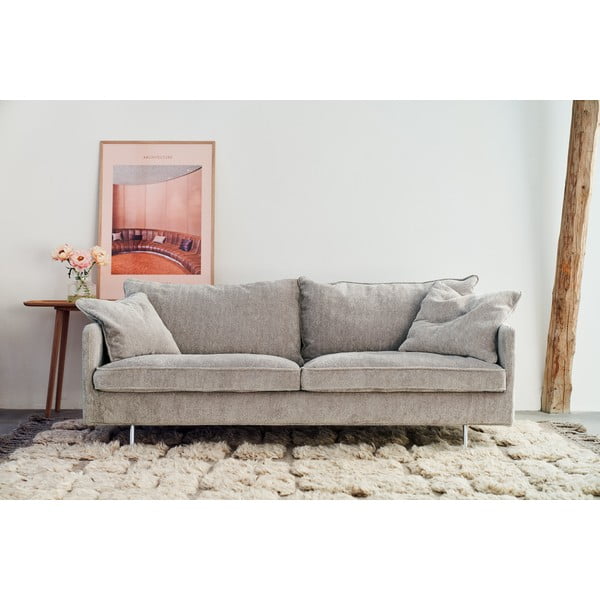Divano grigio chiaro 216 cm Julia – Sits-image-1