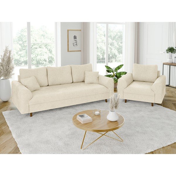 Divano beige 210 cm Ariella – Ropez-image-4