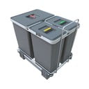 Bidone in plastica per rifiuti differenziati/incasso 28 l Ecofil - Elletipi