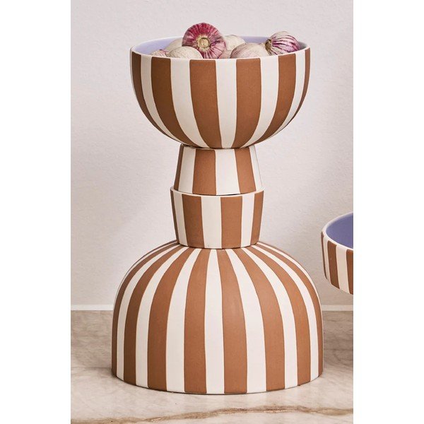 Ciotolina da portata marrone in gres Toppu – OYOY Living Design-image-1
