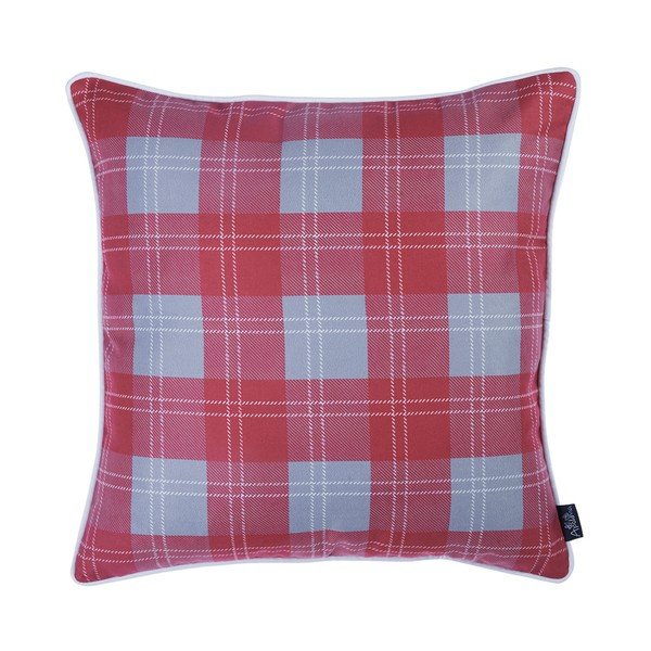 Federa rossa e grigia con motivo natalizio Mike & Co. NEW YORK Natale, 45 x 45 cm Honey - Mike & Co. NEW YORK