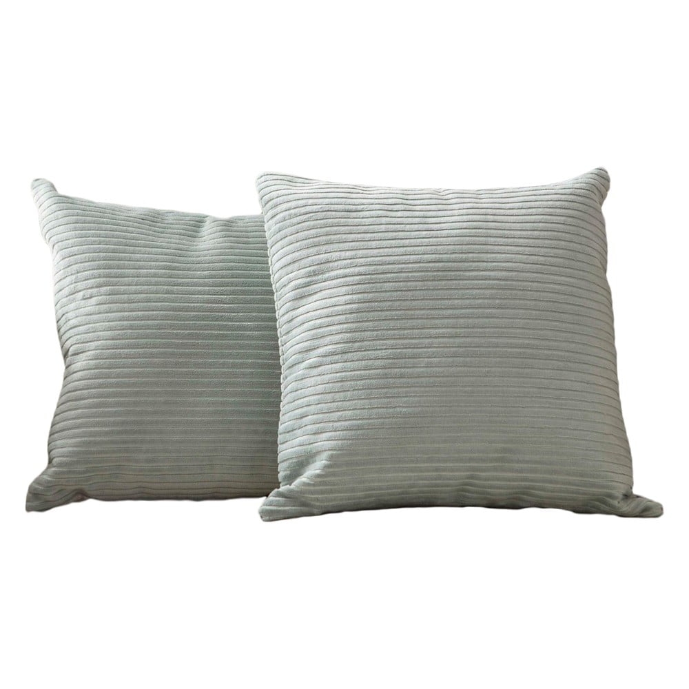 Federe decorative in set in velluto a coste 2 pz 43x43 cm – Mioli Decor | Federe