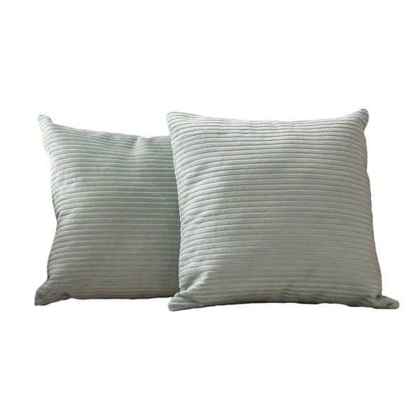 Federe decorative in set in velluto a coste 2 pz 43x43 cm – Mioli Decor