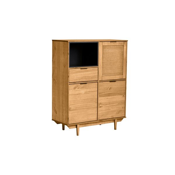 Cassettiera in legno di pino Dakar - Marckeric-image-2