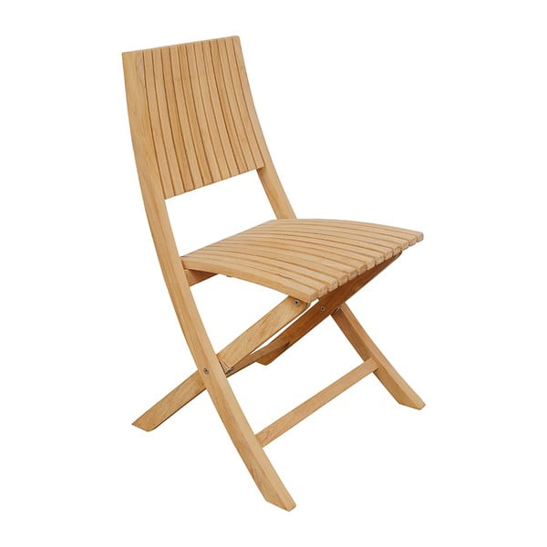 Set di 2 sedie da giardino in legno in colore naturale Navy - Ezeis
