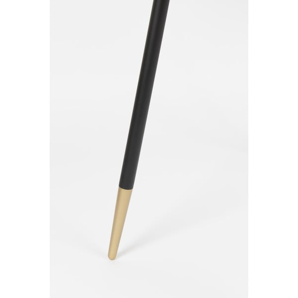 Tavolo da pranzo rotondo con piano in noce ø 91 cm Denise - White Label-image-4