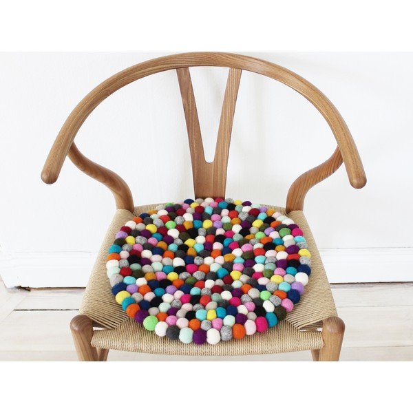 Cuscino per sedia a sfera Multi Pang, ⌀ 39 cm - Wooldot-image-3
