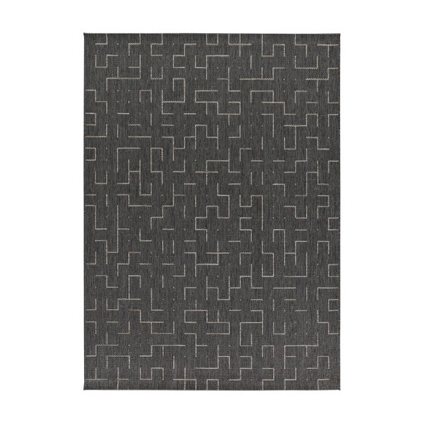 Tappeto da esterno grigio scuro 130x190 cm Breeze - Universal