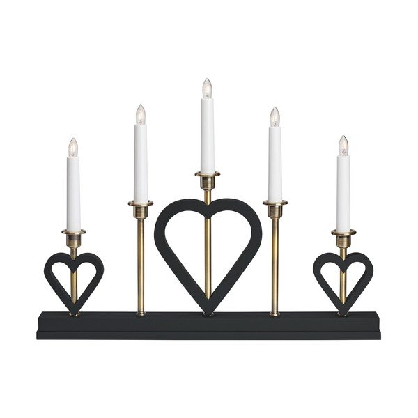 Decorazione luminosa natalizia nera Melissa - Markslöjd