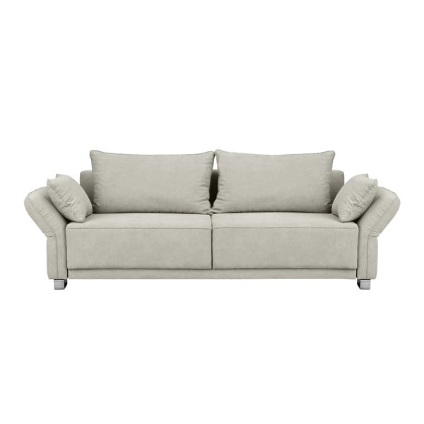 Béžová rozkládací pohovka s úložným prostorem Windsor & Co Sofas Casiopeia, 245 cm