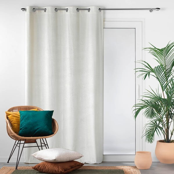 Tenda in velluto crema 140x240 cm Analia - douceur d'intérieur-image-3