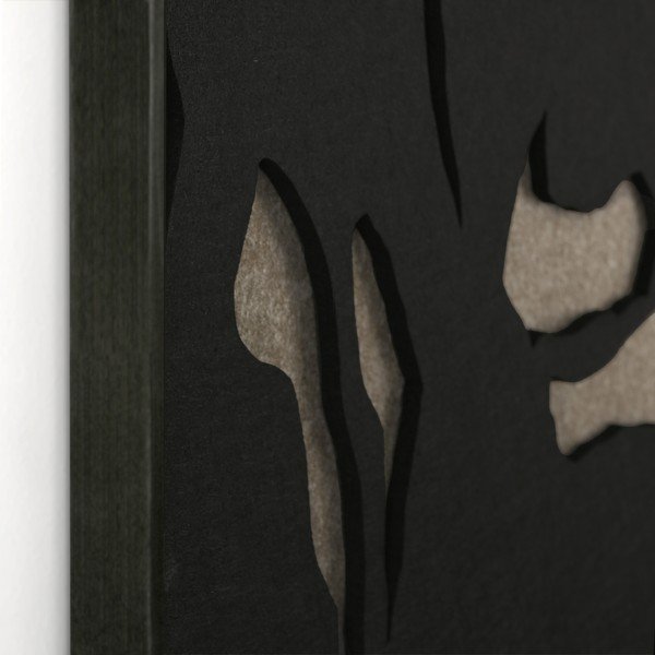 Dipinto in 3D con cornice inclusa/fonoassorbente 90x120 cm Silent Shadows 1 – Malerifabrikken-image-3