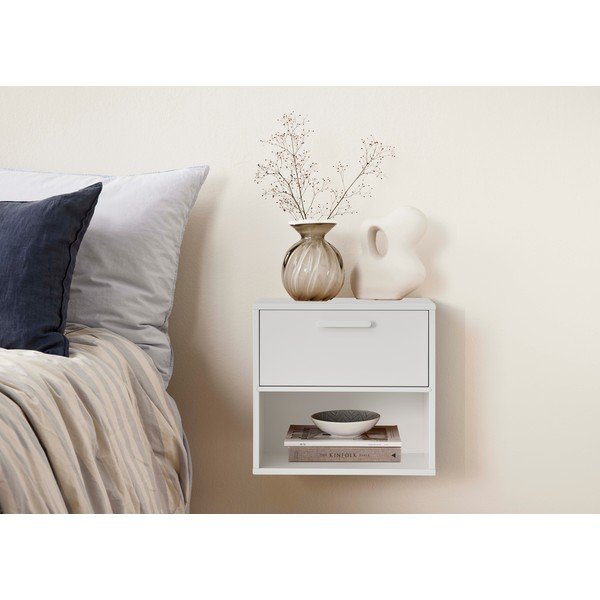 Comodino sospeso bianco Keep by Hammel - Hammel Furniture-image-3
