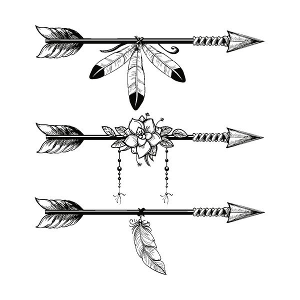 Samolepka Ambiance Boho Arows-image-1