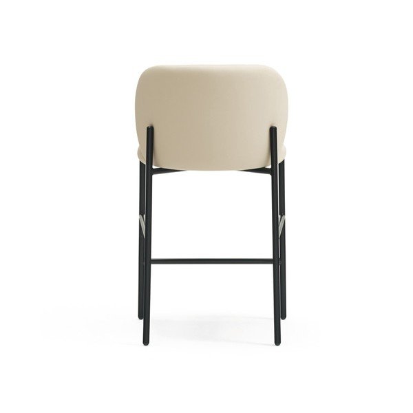 Sgabello da bar beige imbottito Mogi – Teulat-image-4