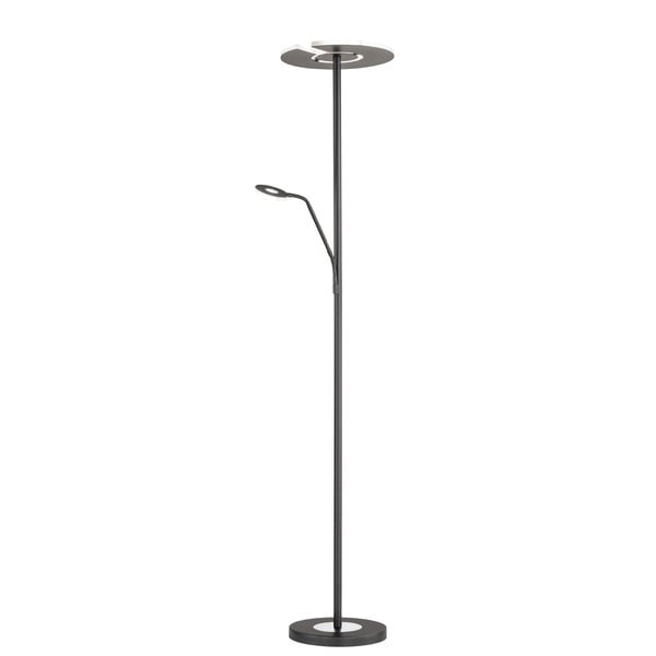 Lampada da terra con intensità regolabile nera (altezza 180 cm) Dent – Fischer & Honsel