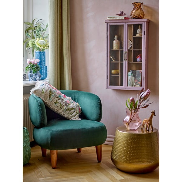 Tavolino da salotto rotondo dorato in metallo ø 50 cm Avola – Bloomingville-image-4