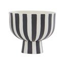 Ciotolina da portata bianca e nera in gres Toppu – OYOY Living Design