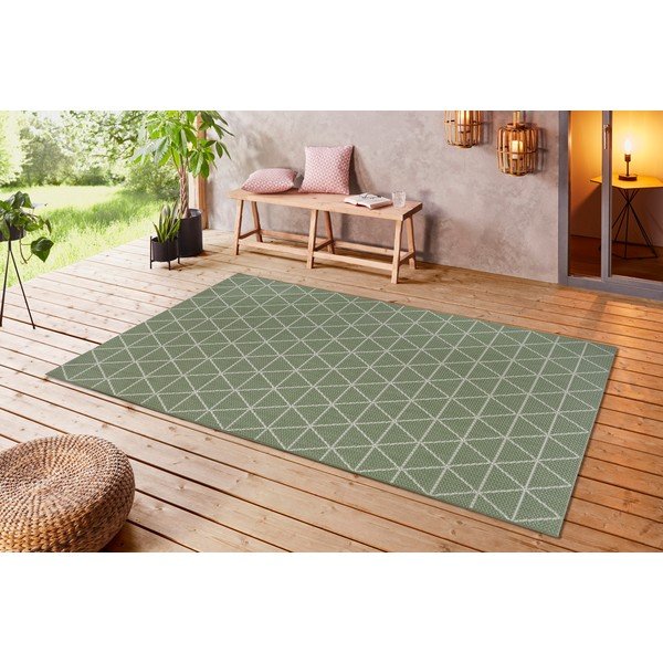 Tappeto da esterno verde Atene, 80 x 150 cm - Ragami-image-3