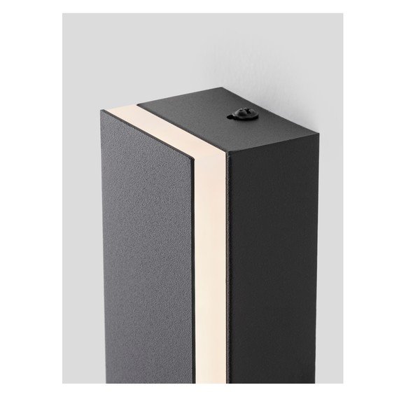 Lampada da parete LED nera opaca in alluminio Colby – Nova Luce-image-1