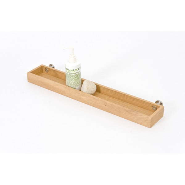 Mensola da bagno a parete in legno di quercia Yoku - Wireworks-image-4