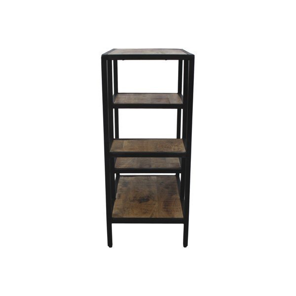 Libreria in mogano non trattato collezione HSM Levels, altezza 80 cm - HSM collection-image-1