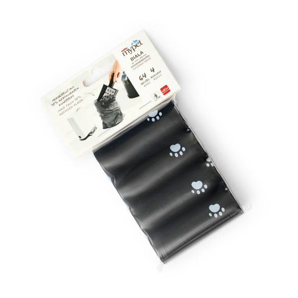 Sacchetti neri per gatti in set da 4 11x18 cm Biala - Rotho