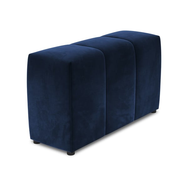 Schienale in velluto blu per divano componibile Rome Velvet - Cosmopolitan Design