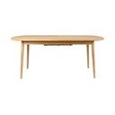 Tavolo da pranzo con piano effetto rovere allungabile con estensione 90x180 cm Twist – Zuiver