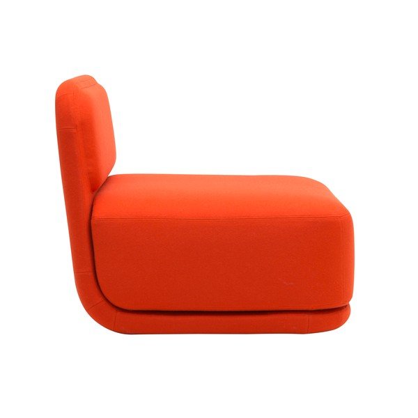 Poltrona arancione bassa Standby - Softline-image-3