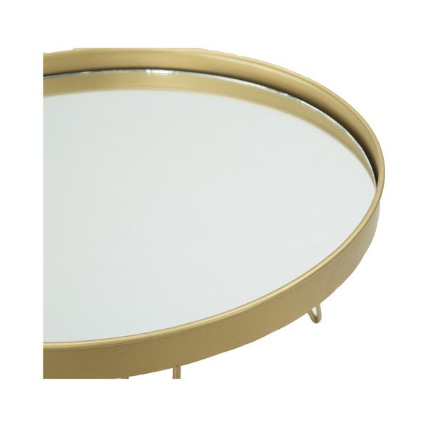 Pratico vassoio da portata in oro su gambe , ⌀ 36,5 cm - Mauro Ferretti-image-2